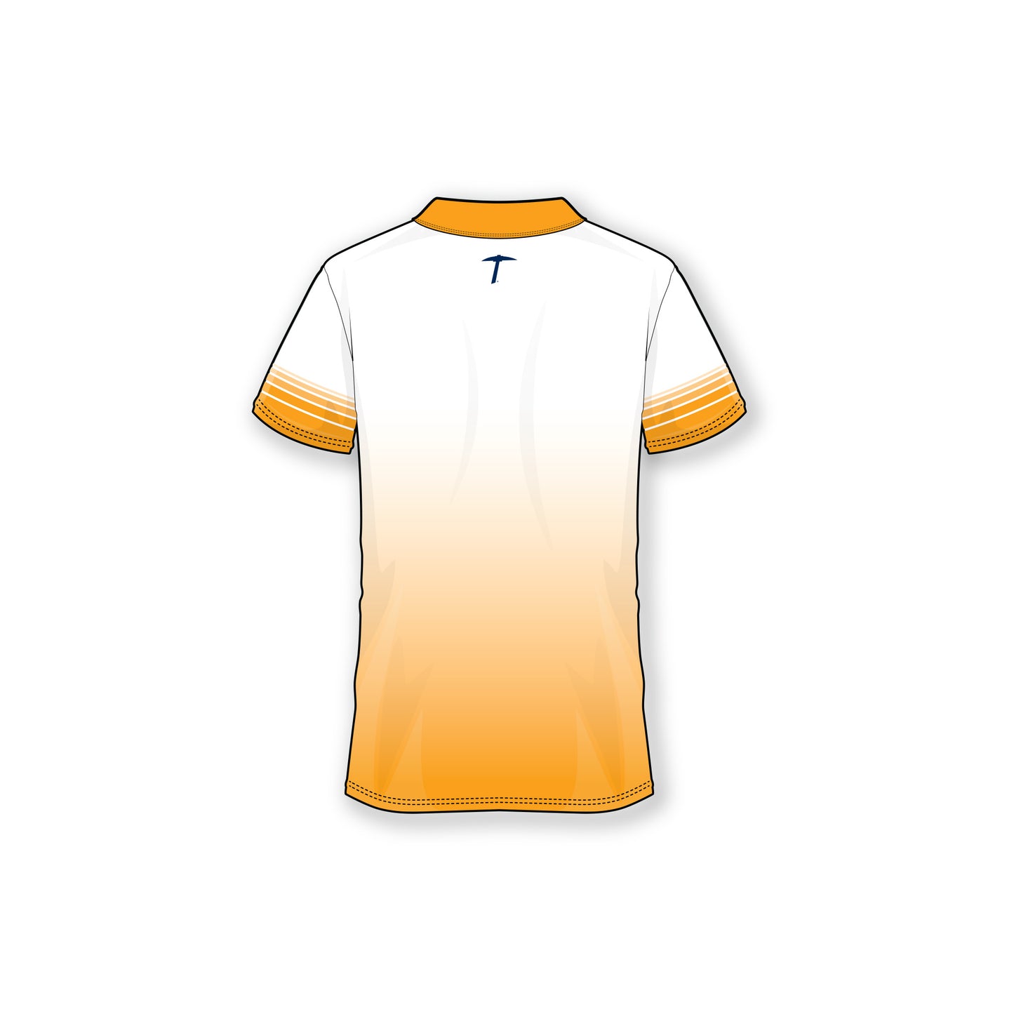 UTEP Orange Gradient Stripe Polo