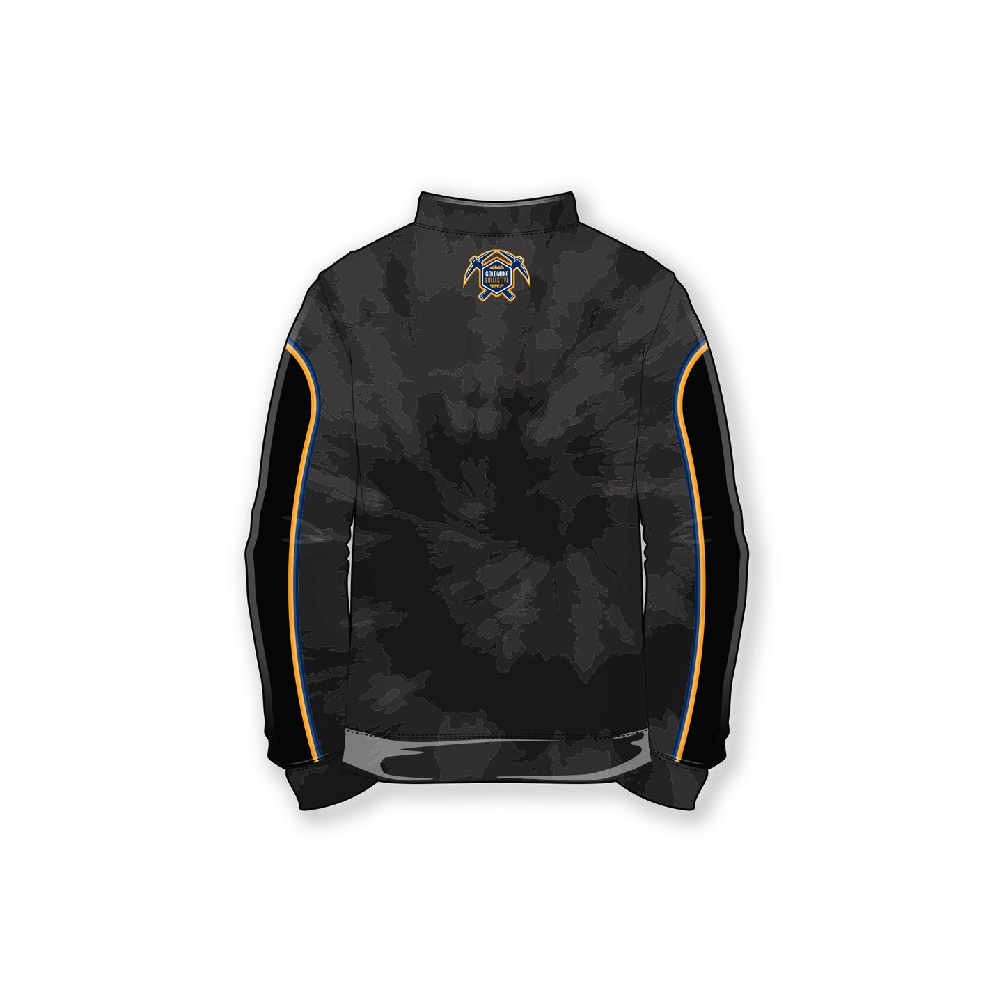 Goldmine Collective UTEP Tie Dye Black Quarter Zip
