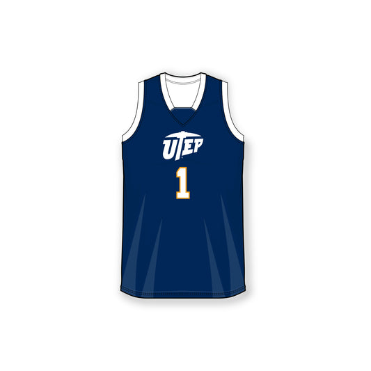 UTEP Replica Blue Basketball Jersey