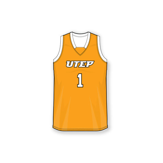 UTEP Replica Orange Basketball Jersey