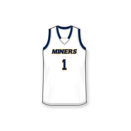 UTEP Replica White Basketball Jersey