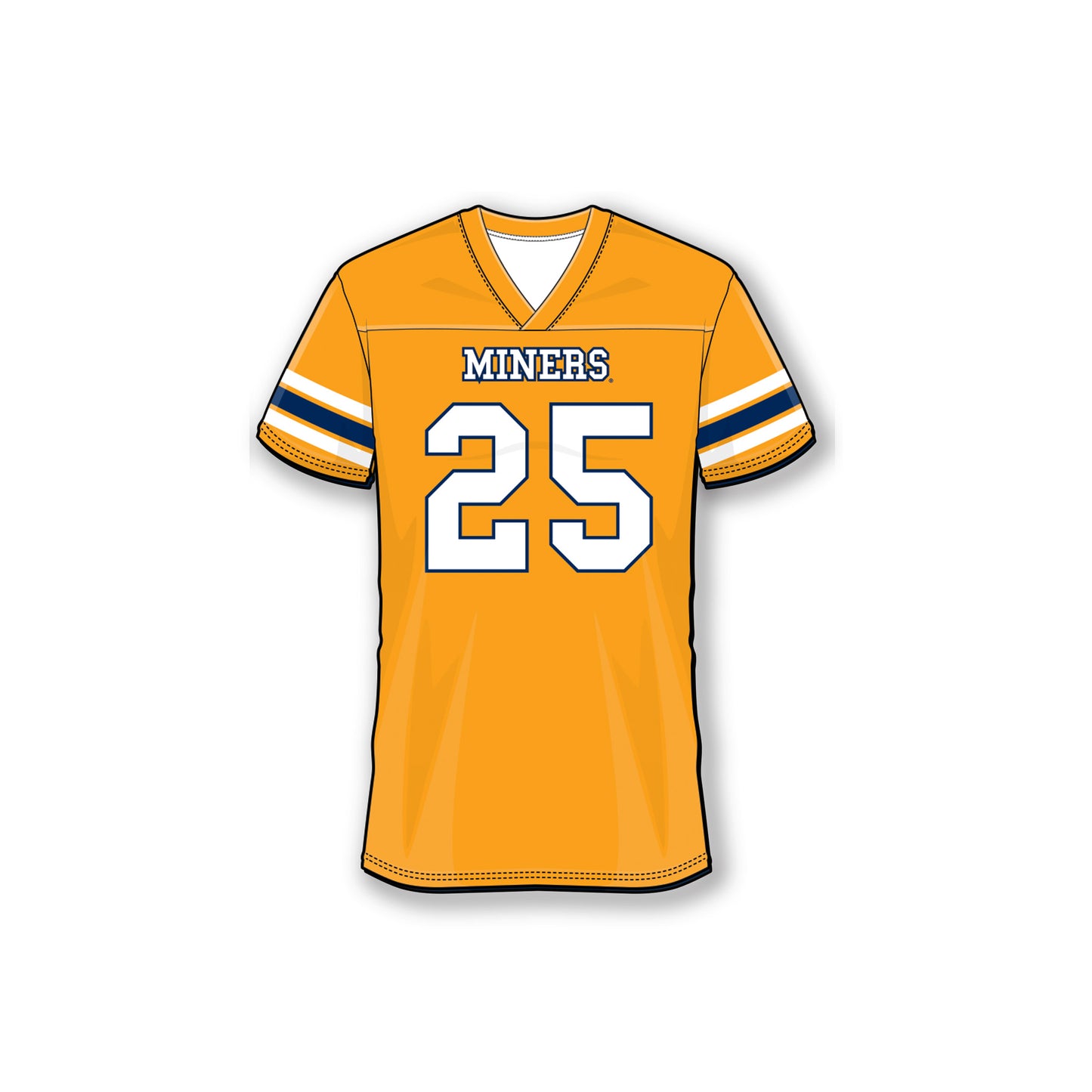 UTEP Personalized Replica Orange Football Jersey