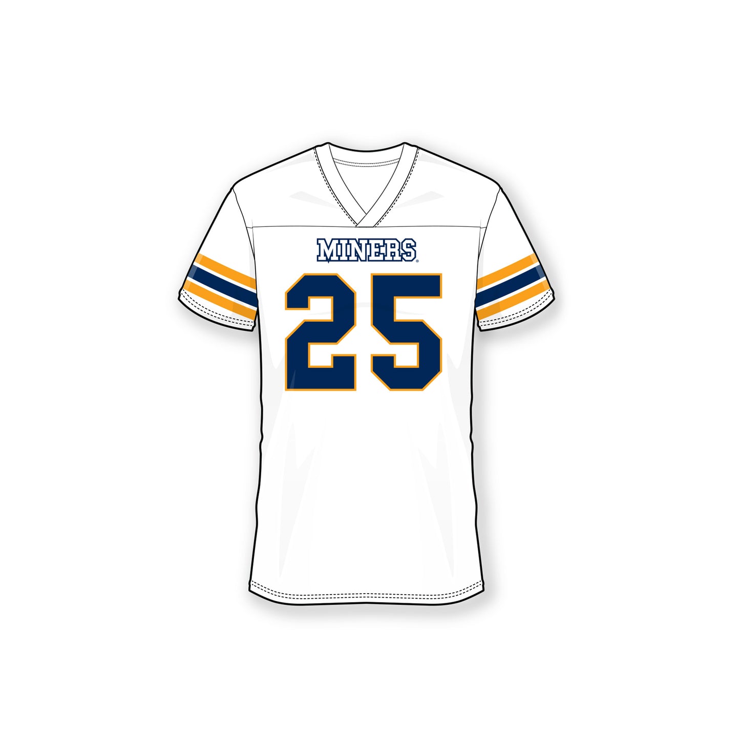 UTEP Player NIL Replica White Football Jersey