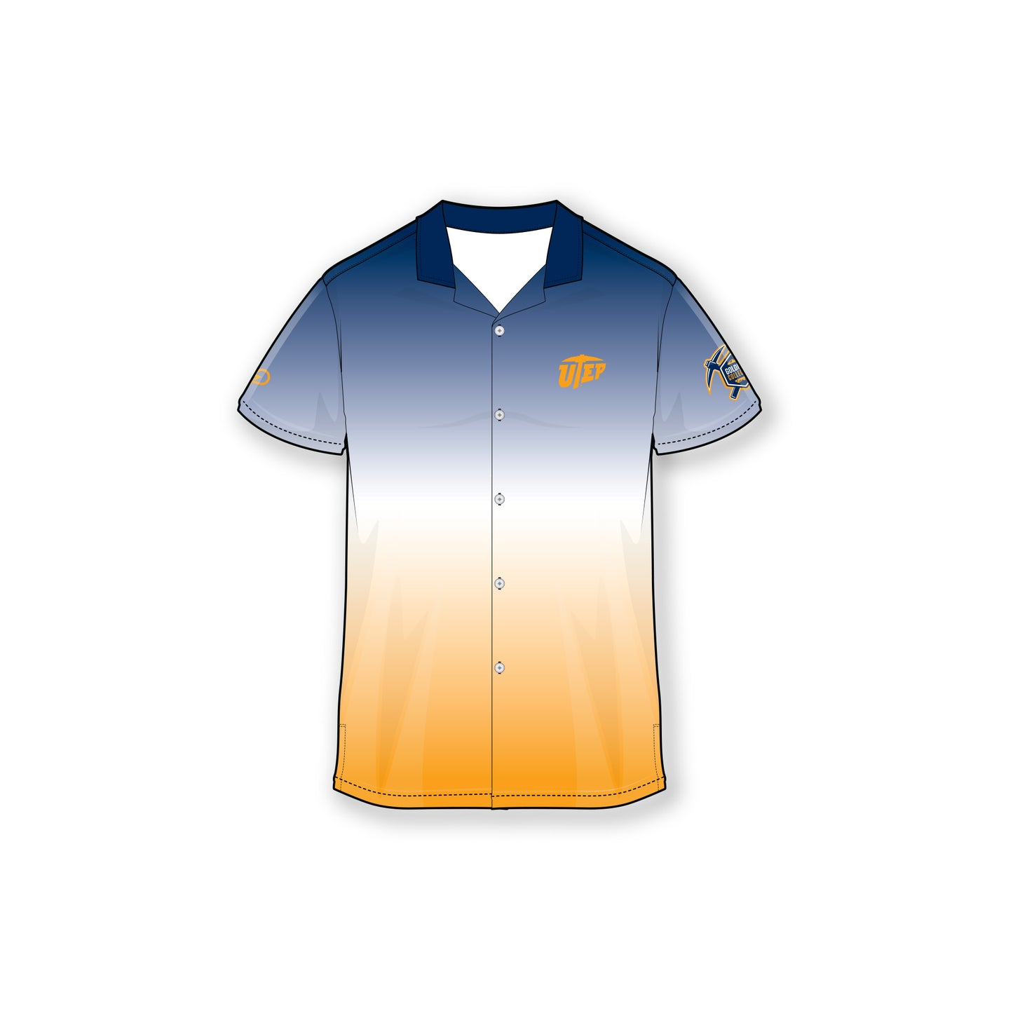 UTEP Orange Gradient Camp Shirt