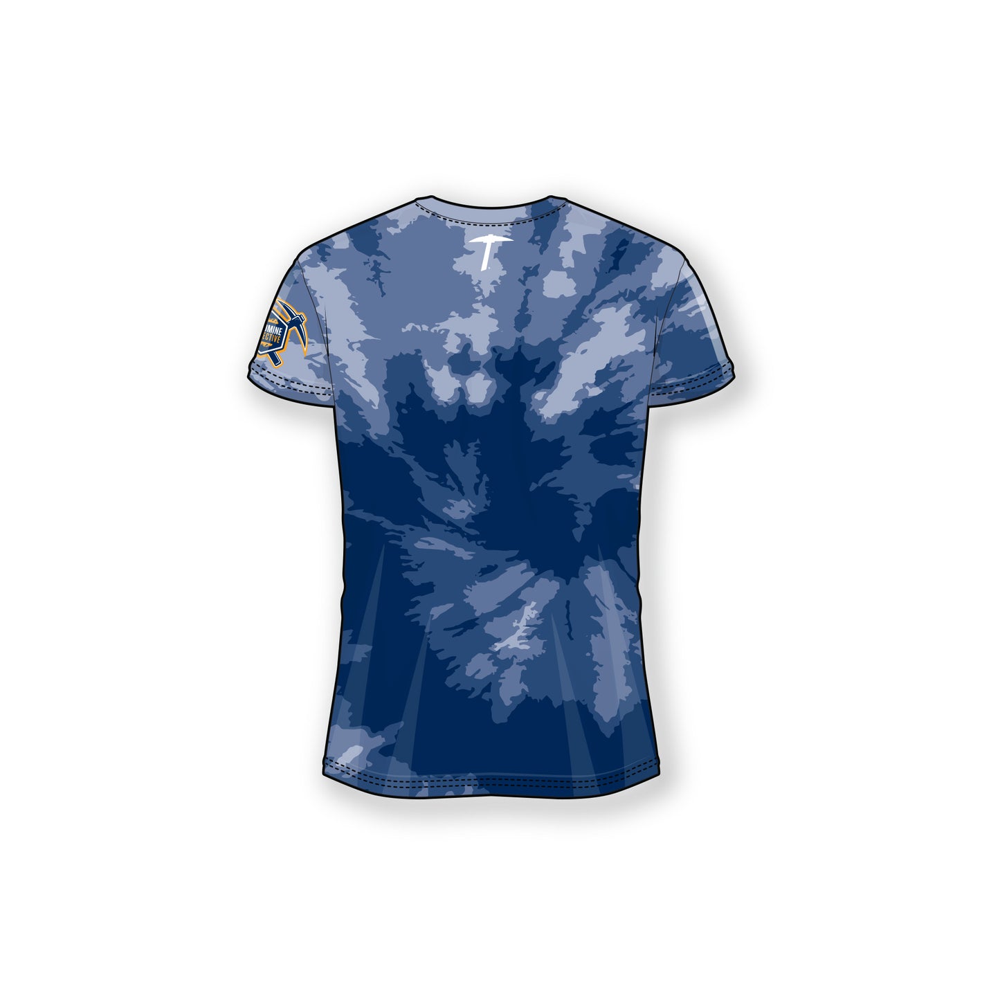 UTEP Goldmine Collective Blue Tie Dye Cap Sleeve Shirt