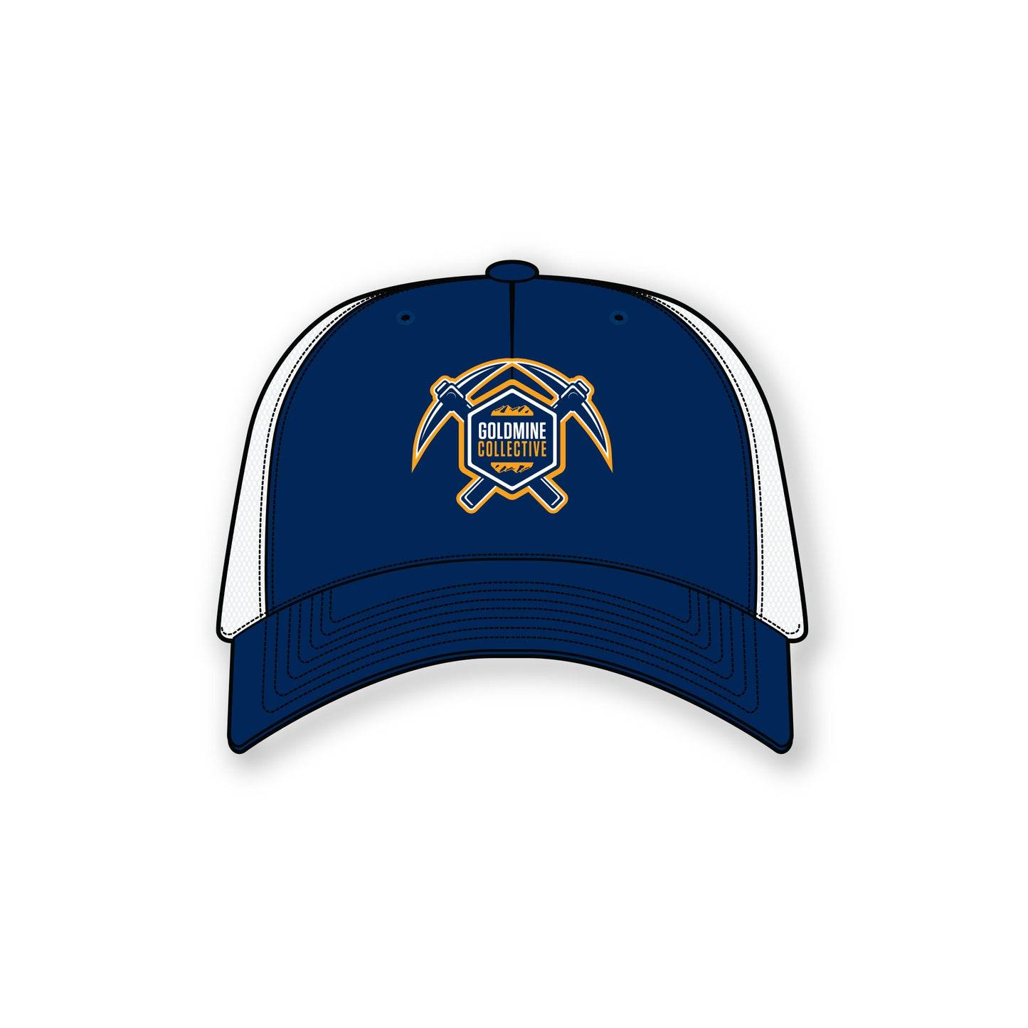 Goldmine UTEP Navy Trucker Hat