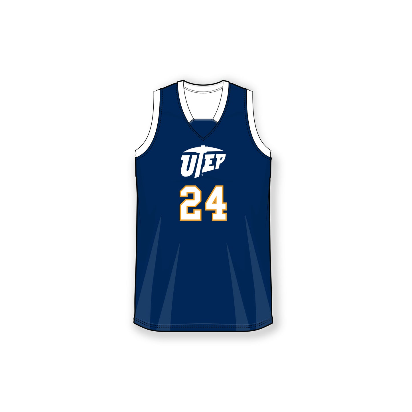 UTEP Personalized Replica Blue Basketball Jersey