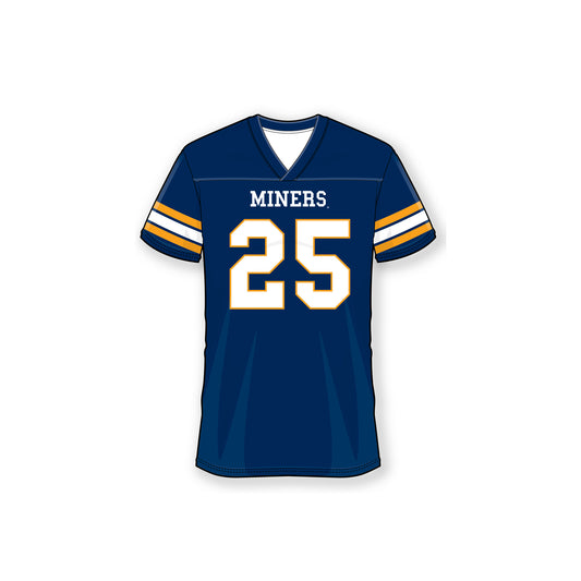UTEP Personalized Replica Blue Football Jersey
